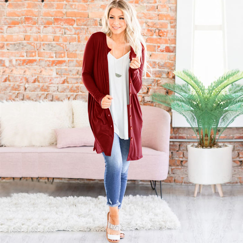 Women Soft Sweater Outwear Cardigans