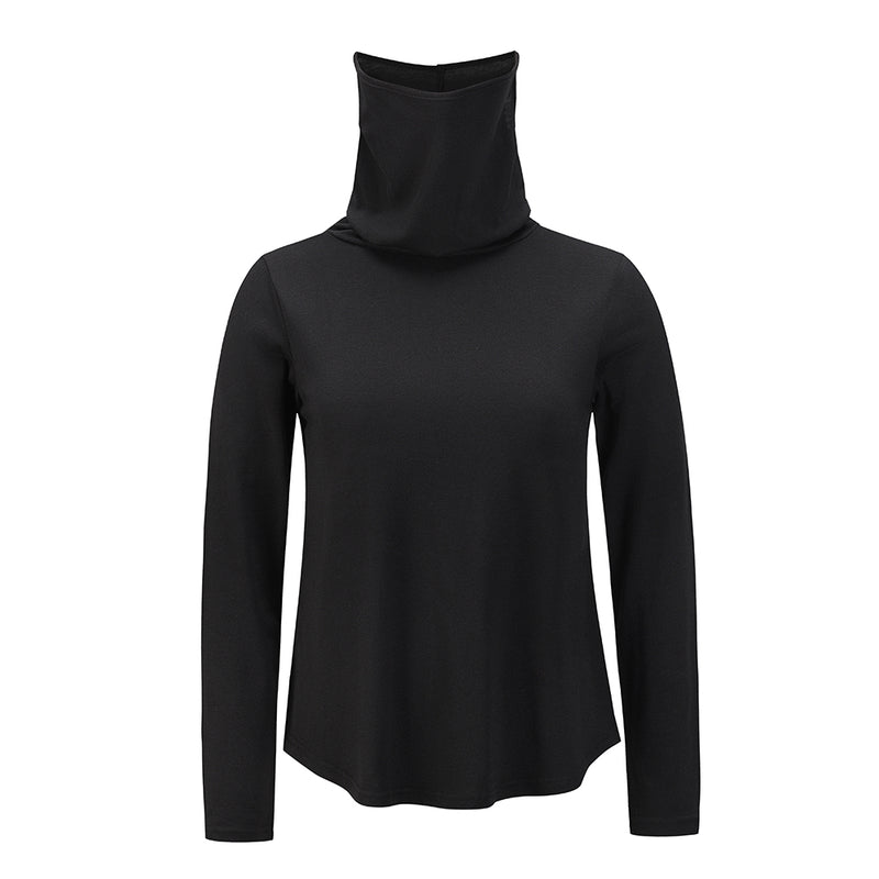 Loose Turtle Neck Long Sleeve Top