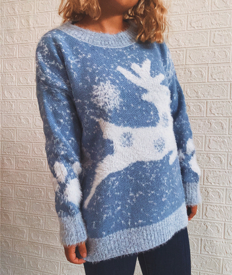 Casual Long Sleeve Xmas Sweater