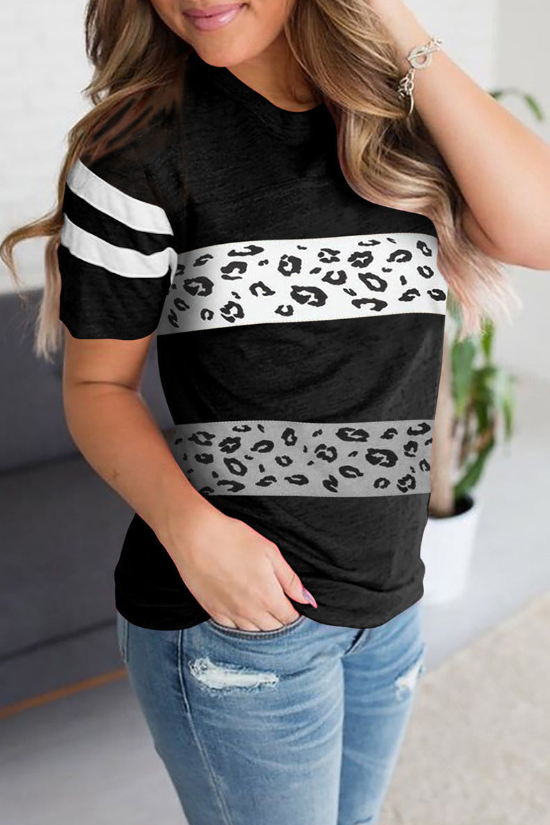 Casual Round Neck Stylish Short Sleeve T Shirt