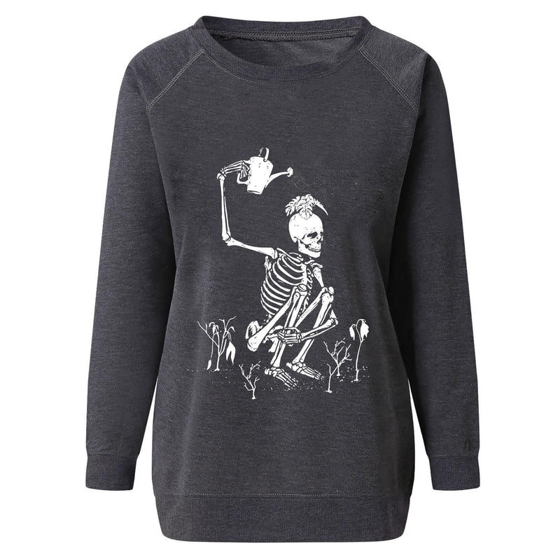 Graphic Printed Crew Neck Sweatshirt