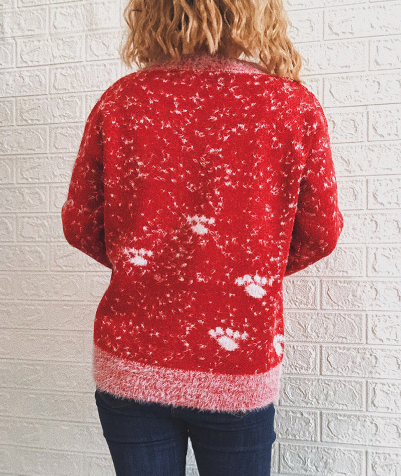 Casual Long Sleeve Xmas Sweater