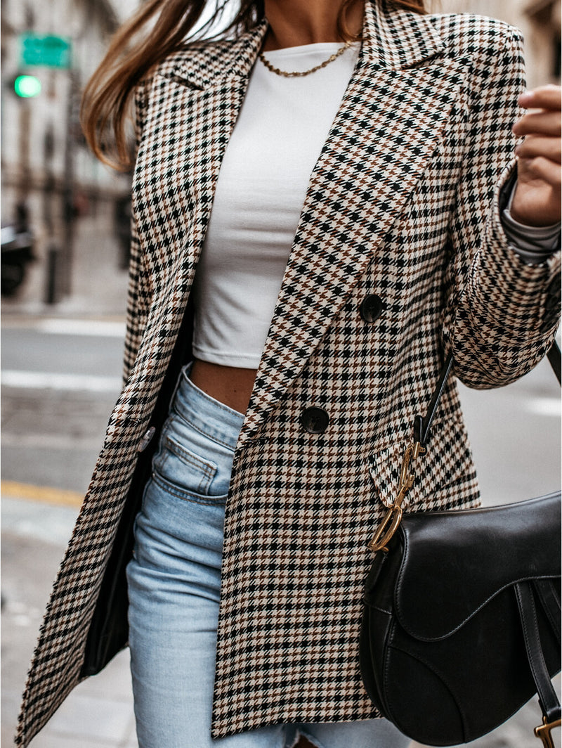 Casual Buttoned Long Sleeve Coat