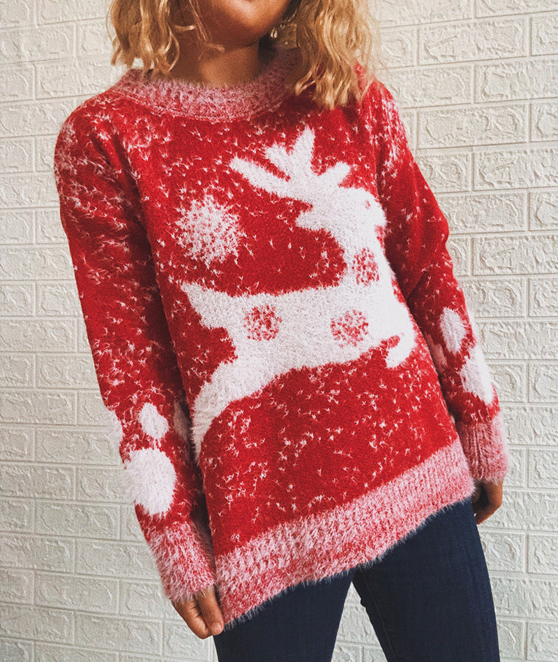 Casual Long Sleeve Xmas Sweater