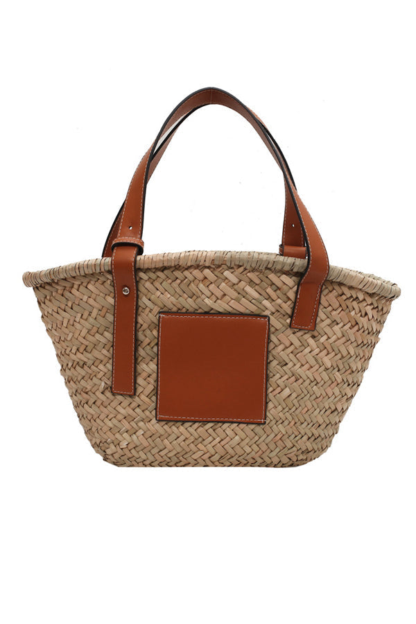 Straw Wicker Basket Bag