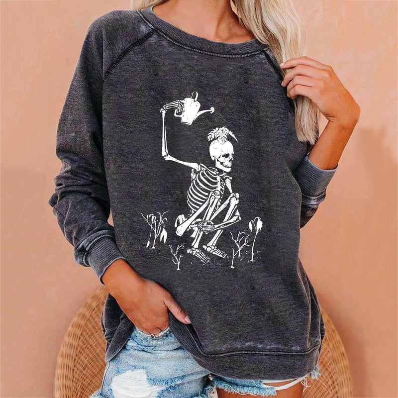 Graphic Printed Crew Neck Sweatshirt