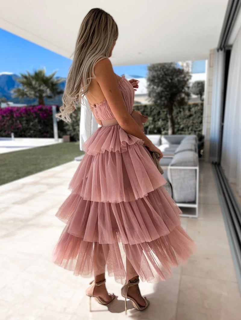 Romance on Repeat Tulle Midi Dress