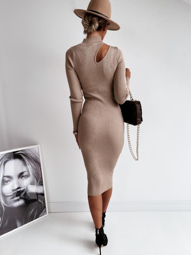 Long Sleeve Bodycon Midi Dresss