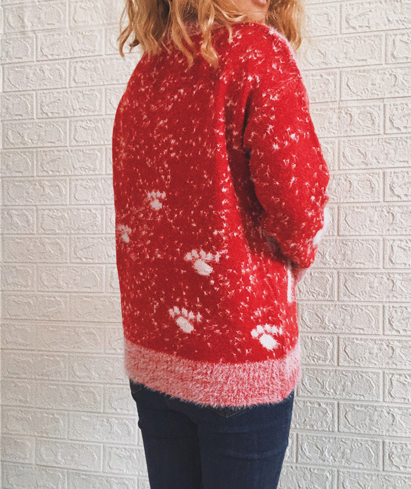 Casual Long Sleeve Xmas Sweater