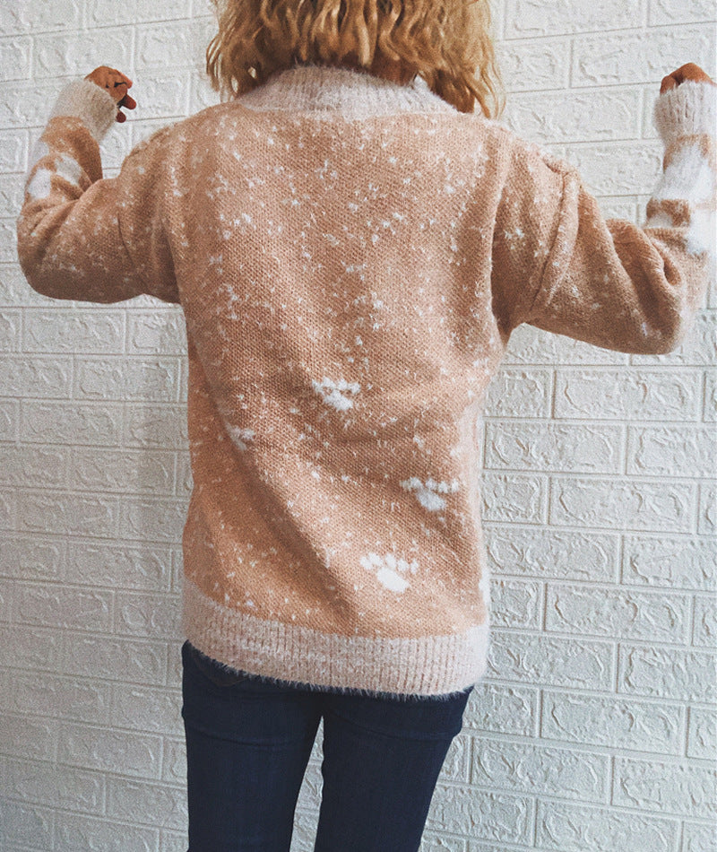 Casual Long Sleeve Xmas Sweater