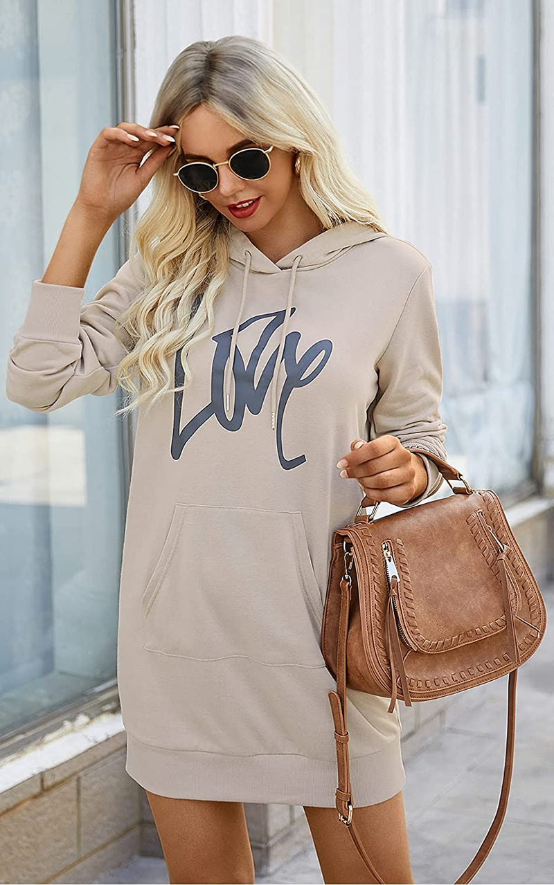 Lightweight  Drawstring Hooded Sweatshirt