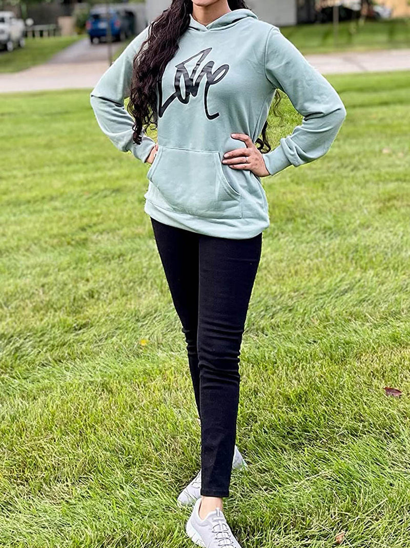 Lightweight  Drawstring Hooded Sweatshirt