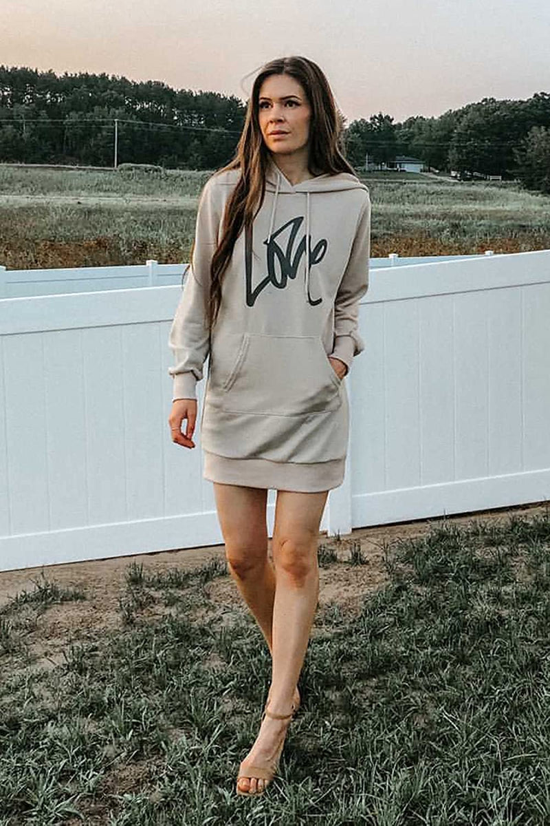 Lightweight  Drawstring Hooded Sweatshirt