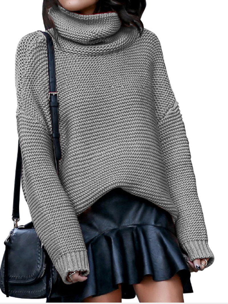 Turtleneck knit Loose Sweater