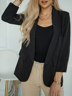 Women's Blazers Casual Lapel Long Sleeve Blazer