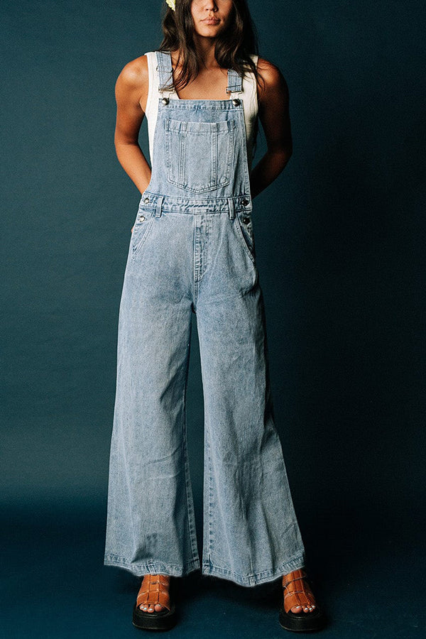 Throwback Denim Overalls