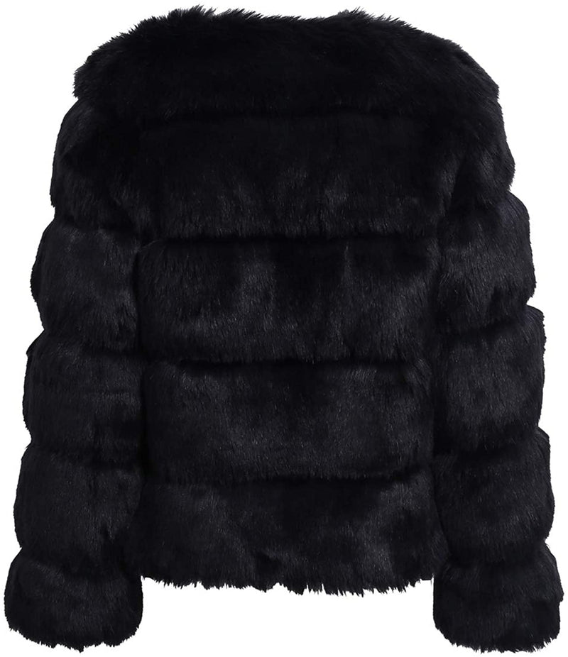 Open Front Fleece Oversize Fuzzy Coat