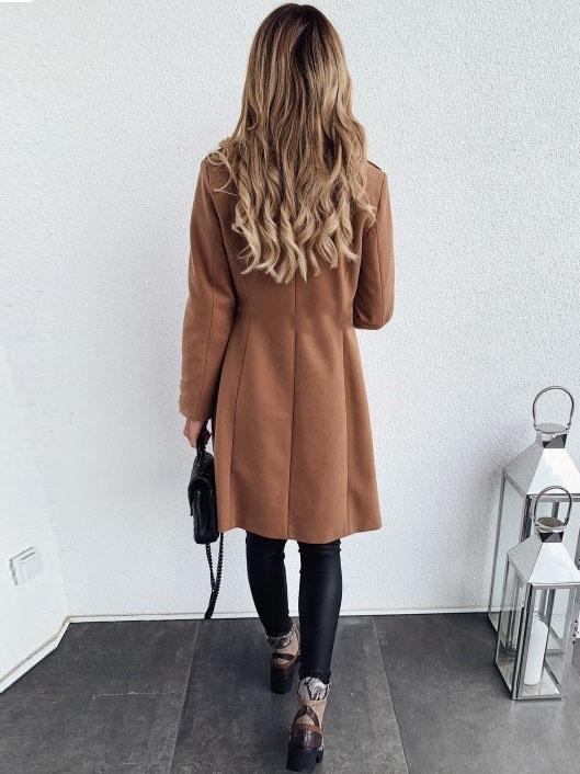 Long Sleeve Double Breasted Coat