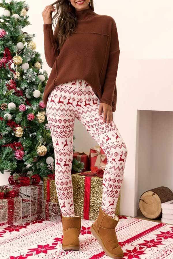 Printed Slim Leggings