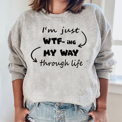 Casual Long Sleeve Pullover Sweatshirt