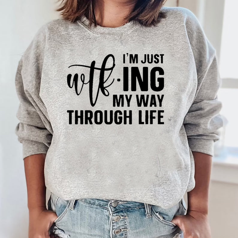 Casual Long Sleeve Pullover Sweatshirt