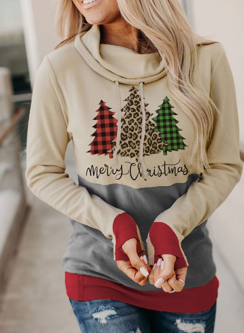 Christmas Time Printed Hoodie Sweatshirt