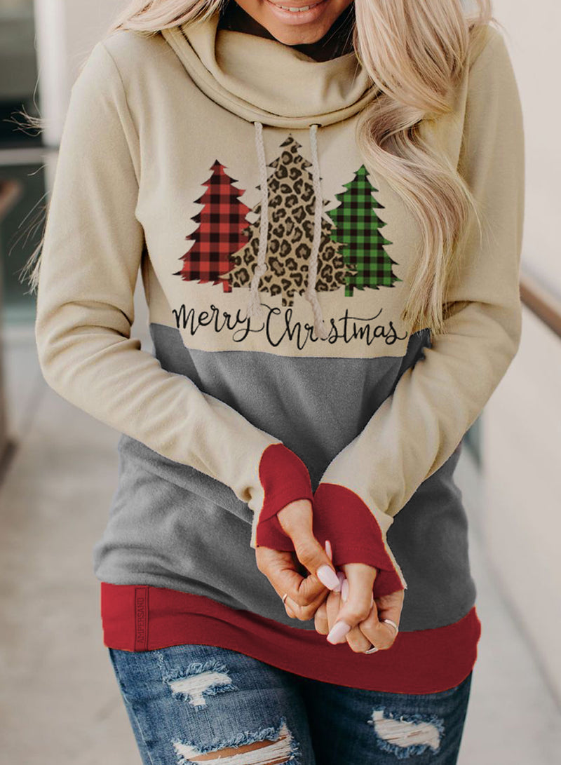 Christmas Time Printed Hoodie Sweatshirt