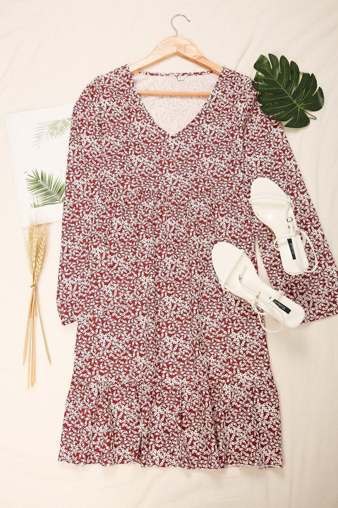 Precious Moments Printed Mini Dress-