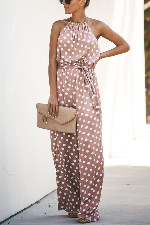 Brave Soul Little Polka Dot Jumpsuit