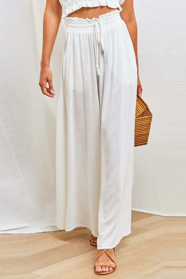 Full of Dreams Pocketed Wide Leg Pants