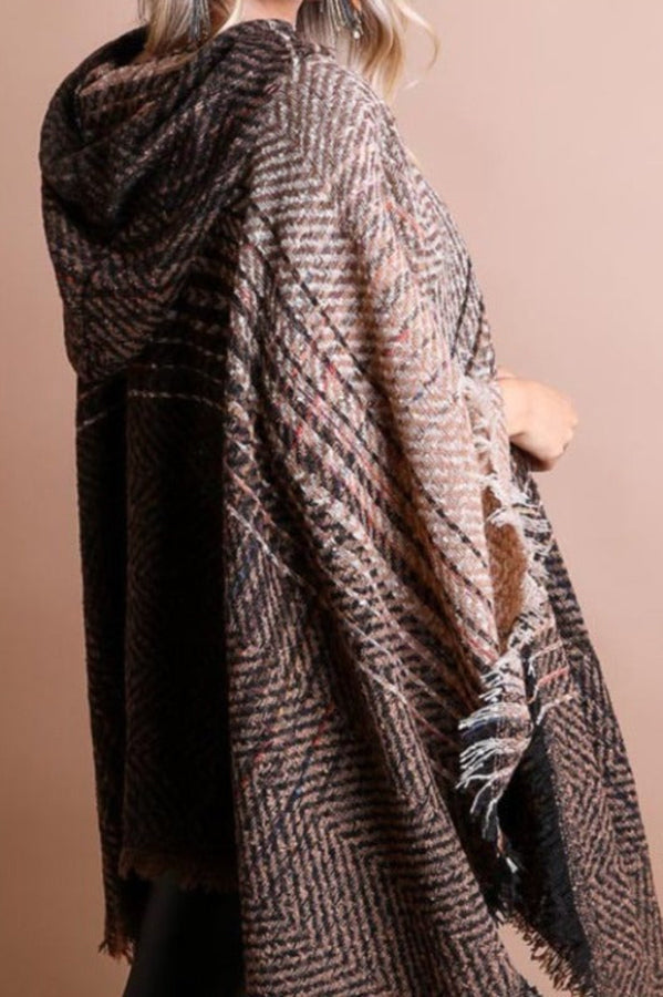 Grand Canyon Hooded Poncho