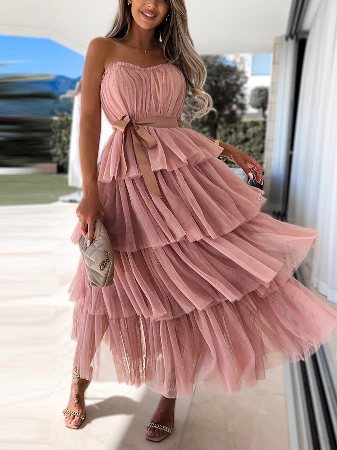 Romance on Repeat Tulle Midi Dress