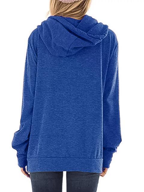 Faith Printed Drawstring Hooded Sweatshirt