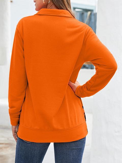 Halloween Screaming Zipped Neck Sweatshirt