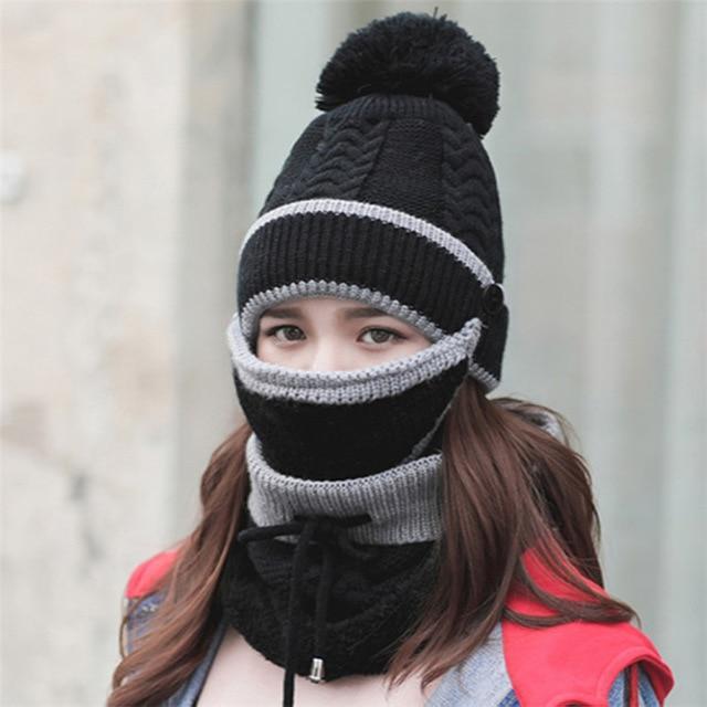 Womens Winter Scarf Set