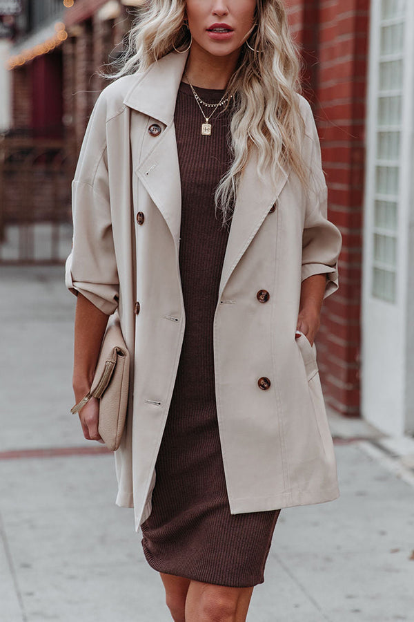 Double Agent Short Trench Coat