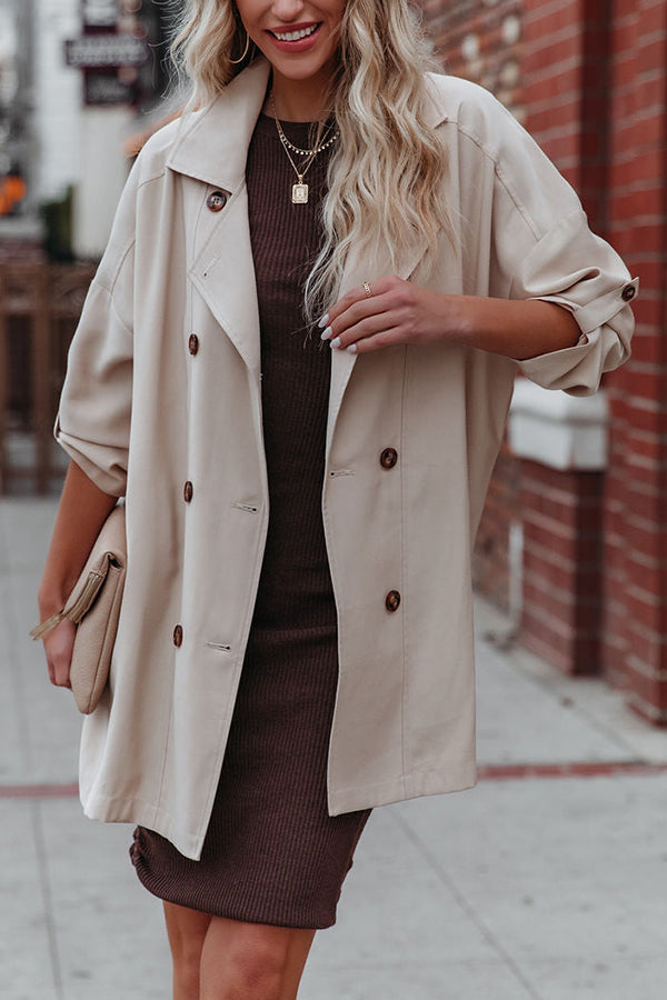 Double Agent Short Trench Coat