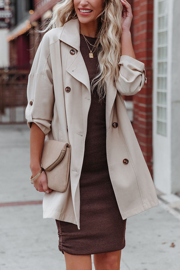 Double Agent Short Trench Coat