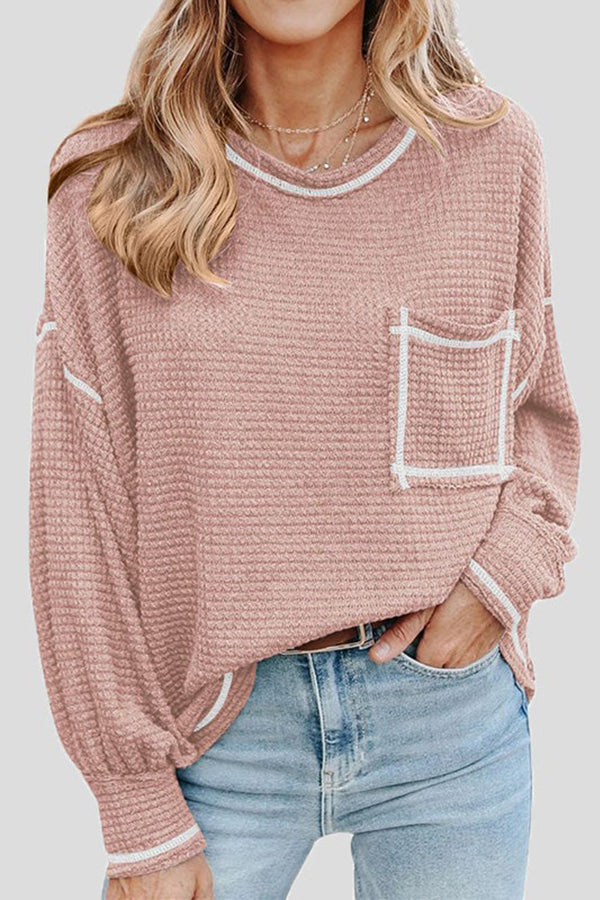 Finally Friday Waffle Knit Top