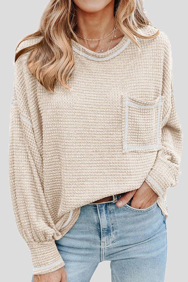 Finally Friday Waffle Knit Top