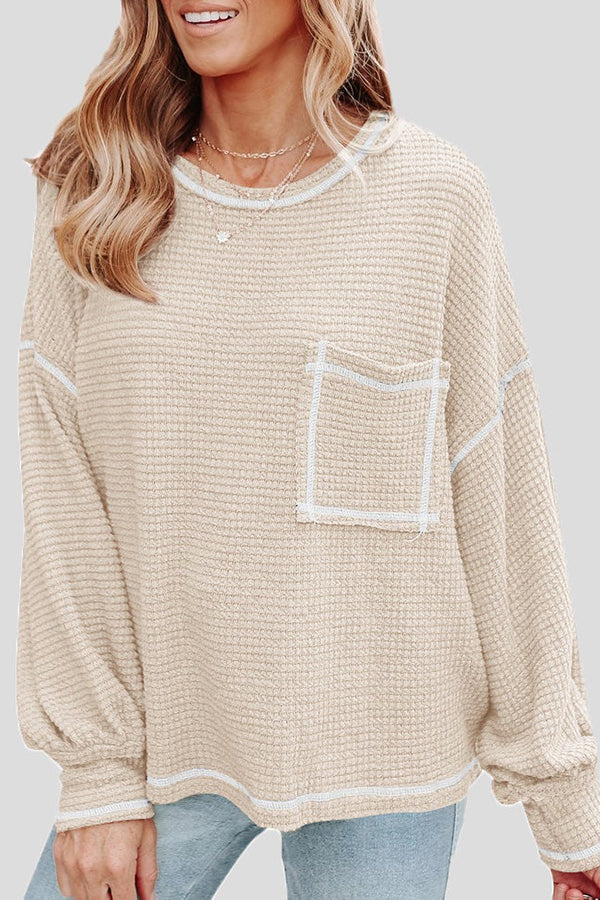 Finally Friday Waffle Knit Top