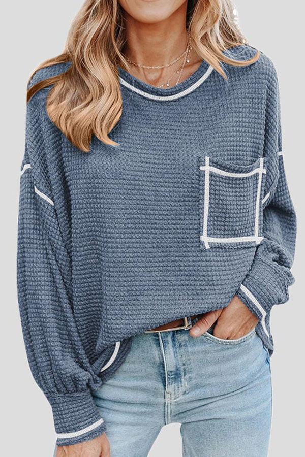 Finally Friday Waffle Knit Top