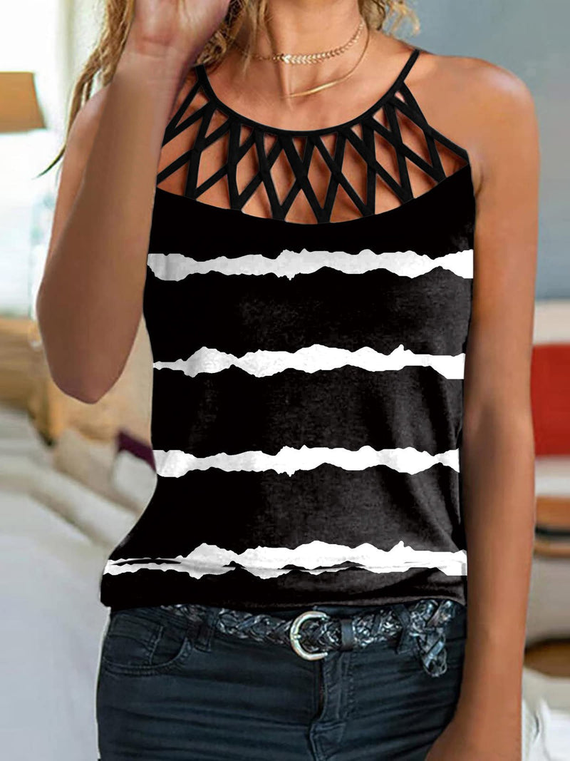 Women's Tank Tops Printed Slim Fit Sleeveless Tank Tops