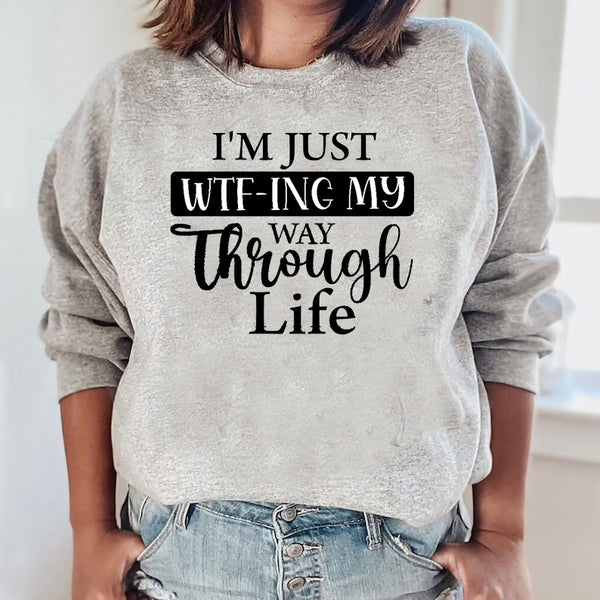 Casual Long Sleeve Pullover Sweatshirt